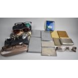 A Collection of Various Vintage Cigarette Cases and Cased Spectacles