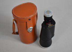 A Mid 20th Century Leather Cased Monocular, The Tohyoh 10x50