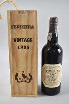 A Single 75cl Bottle of Ferreira 1985 Vintage Port