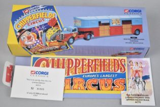A New and Boxed Chipperfield Circus Set, Bedford O Articulated Horsebox, No 97887
