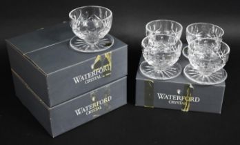 Four Boxed Sets of Six Waterford Crystal Sundae Dishes