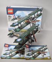 A Lego Built Kit, 10226, Sopwith Camel Fighter Plane (Unchecked and Pieces Not Counted but missing