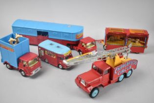 A Collection of Five Corgi Chipperfield Circus Diecast Toys, Unboxed