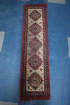 A Small Vintage Pattern Runner, 136cm x 36cm