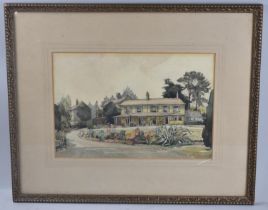 A Gilt Framed Watercolour by Gladys Best, 39x27cms