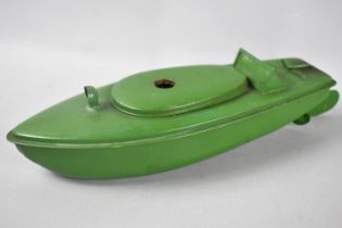 A Vintage Tin Plate Sutcliffe Racer Number 1, 24cms Long