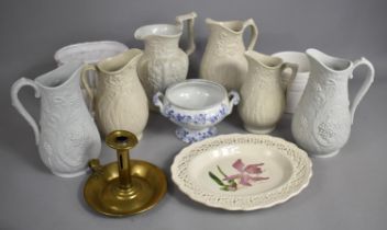 A Collection of Various Ceramics to comprise Relief Decorated Jug to include Four 19th Century