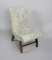 A Vintage Upholstered Nursing Chair