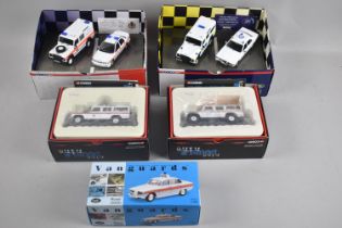 A Collection of Various Diecast Police Vehicles, Various Forces by Corgi and Vanguard