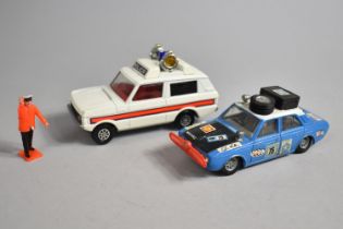 Two Unboxed Corgi Toys Diecasts, Vigilant 'Range Rover' with Policeman Figure and Corgi Toys Hillman
