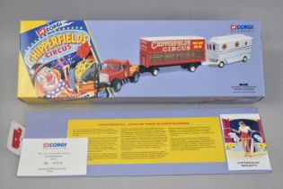 A New and Boxed Corgi Classics Chipperfield Circus Set, Limited Edition, Camel Highwayman Trailer