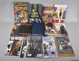 A Collection of Various Comics and Related Books to Include Simpsons Futurama, Xena Warrior