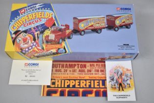 A Corgi Classics Chipperfield Circus Set, Scammell Highwayman with Two Trailers No 97915