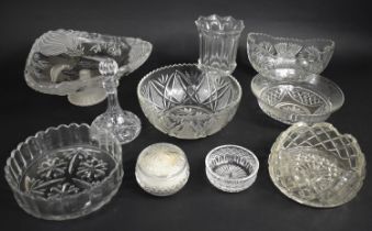 A Collection of Various Glassware