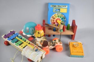 A Collection of Various Fisher Price and Other Childrens Toys