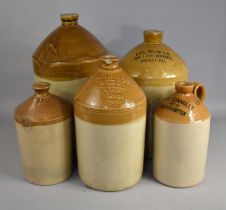A Collection of Various Large Brewers Bottles to include 'Elwell Williams & Co, Wine and Spirit