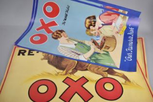 A Collection of Moren Reprinted Advertising Posters for Oxo