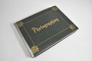 A Late Victorian/Edwardian Photograph Album Detailing Family Pictures, Postcards Etc