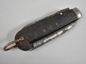 A Military Jack Knife by Joseph Rodgers, Sheffield Dated 1937, Well Sprung and Tight, 12.5cms Long