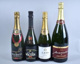 Four Bottles of Sparkling Wine