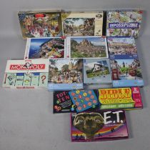 A Collection of Various Board Games, Jigsaws etc