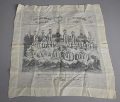 A Printed Silk Handkerchief for West Bromwich Albion FC, FA Cup Finalists 1931, 36cms Square