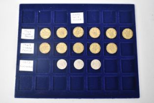 A Collection of 'Rare Dated' English Coinage to Comprise 1946 and 1949 Threepences and 1952 Sixpence