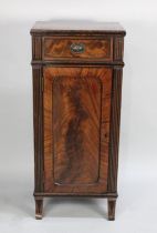 A Late 19th Century Shelved Music Cabinet with Single Top Drawer, 47cm Wide and 106cm High