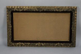A Large Ornate Gilt Picture Frame, Mid 20th Century, 125cmx74cm