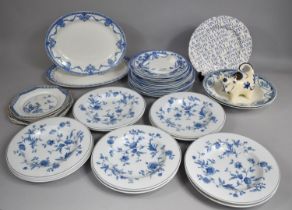 A Collection of Various Blue and White to Comprise Set of Ten Wedgwood Home Mikado Bowls, Part