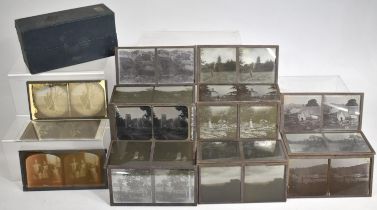 A Collection of Various Magic Lantern Slides to Include Photographs of People, Church etc