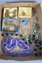 A Collection of Various Costume Jewellery to Comprise Micro Mosaic Necklace, Egyptian Revival Type