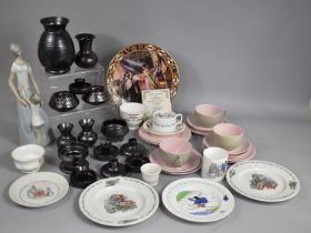 A Collection of Various Ceramics to comprise Wedgwood Peter Rabbit Children's China Plates, Coalport