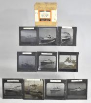 A Box Containing Johnson Magic Lantern Slides, Manx Steamers