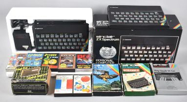 A Collection of Various Vintage Sinclair ZX Spectrum Items, to Include 2 Computers, Both Untested,