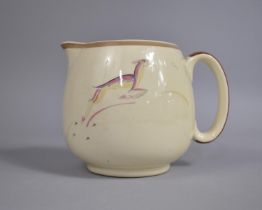 A Susie Cooper Productions 'Leaping Deer' Pattern (1011) Jug, 21cm wide