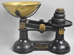 A Pair of Mid 20th Century Viking Kitchen Scales with Weights