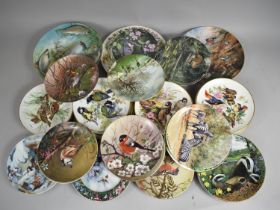 A Large Collection of Various Bird and Animal Decorated Collectors Plates to Include Examples by