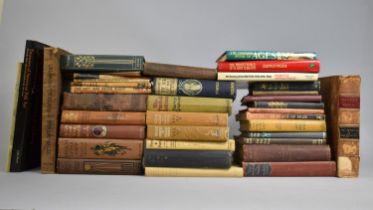 A Collection of Various 19th and 20th Century Published Book to include Leather Bound Volume of "
