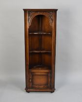 A Mid 20th Century Oak Double Freestanding Corner Cabinet, Probably Old Charm, Base Cupboard with