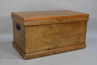 A Mid 20th Century Pine Blanket/Tool Box, 94cms Wide