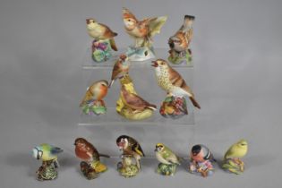 A Collection of Various Beswick and Royal Worcester Birds