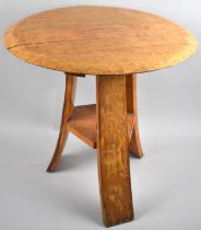 An Edwardian Circular Topped Tripod Occasional Table, 50cms Diameter