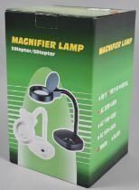 A New and Unused Magnifier Lamp in Box, Plus VAT