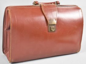 A Mid 20th Century Leather Briefcase, 42cms Wide