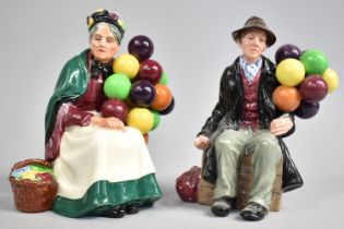 Two Royal Doulton Figures, The Old Balloon Seller (HN1315) and The Balloon Man (HN1954)