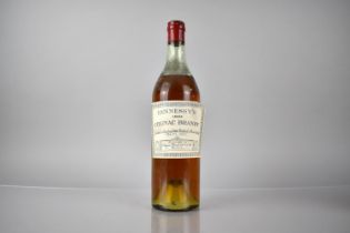 A Single Bottle of 1904 Hennessey's Cognac Brandy, 'Landed in England 1905. Bottled in Bond 1942'