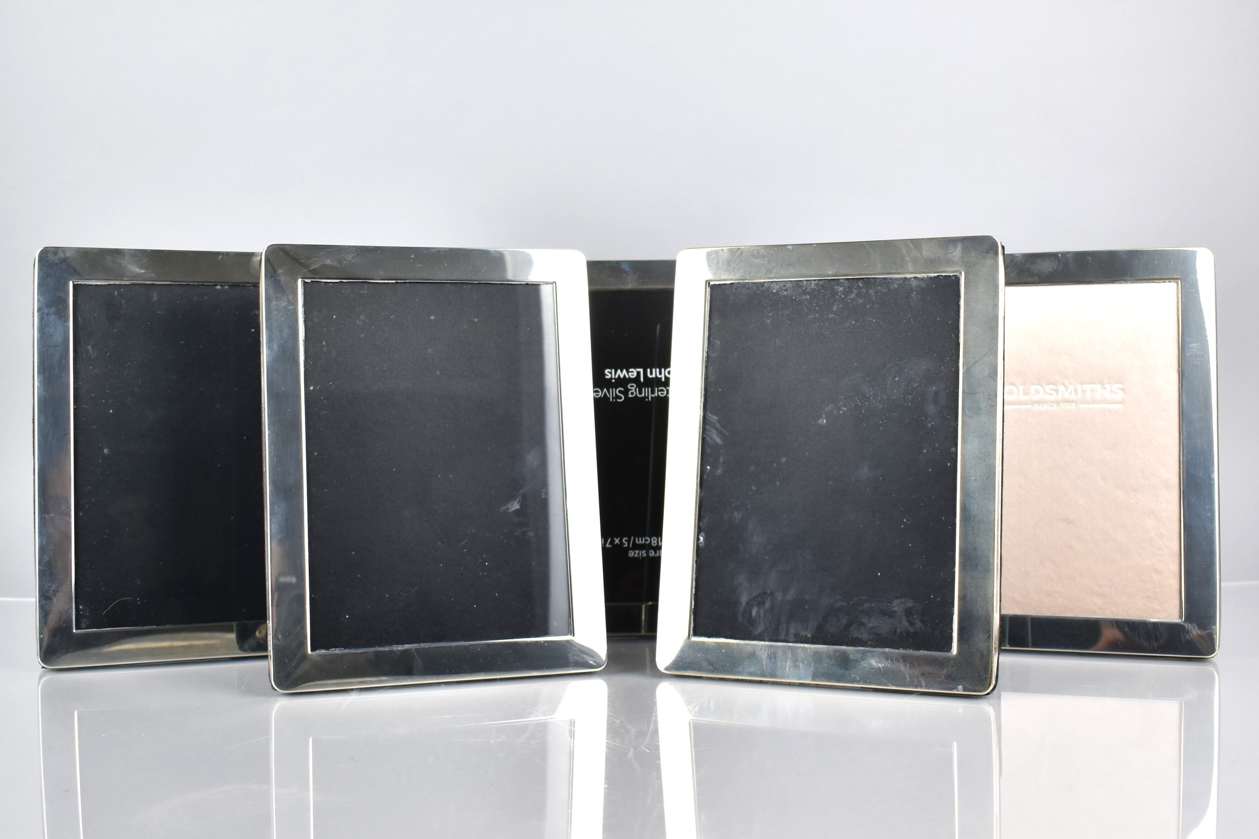 A Set of Five Elizabeth II Silver Picture Frames by George Neal and George Neal, London 2006, to Fir