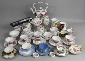 A Collection of Various Ceramics to Comprise Teawares, Teapots, Coalport Planter etc (Some Pieces