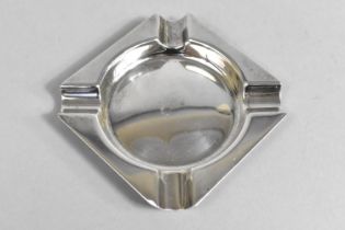 A Silver Ashtray by Henry Matthews, Birmingham 1930 Hallmark, 7.5cm square